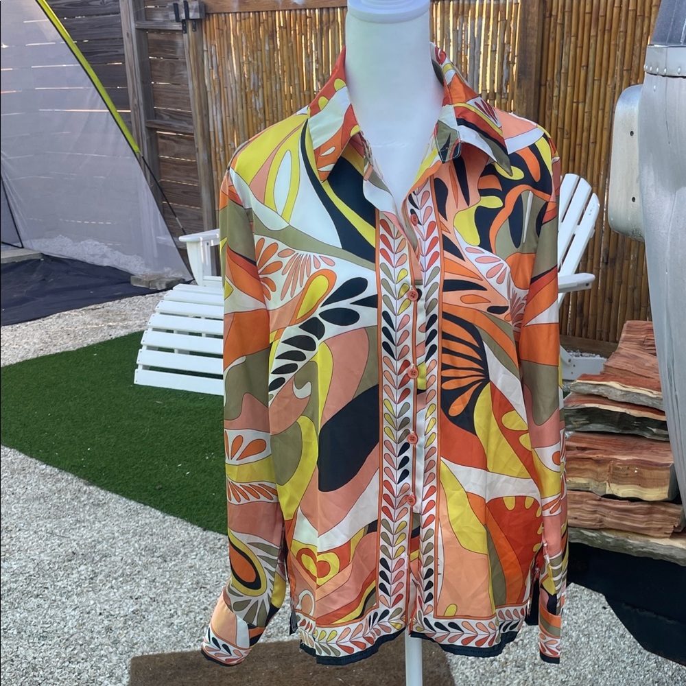 Micas Women's Multicolor Blouse - Picture 11 of 12